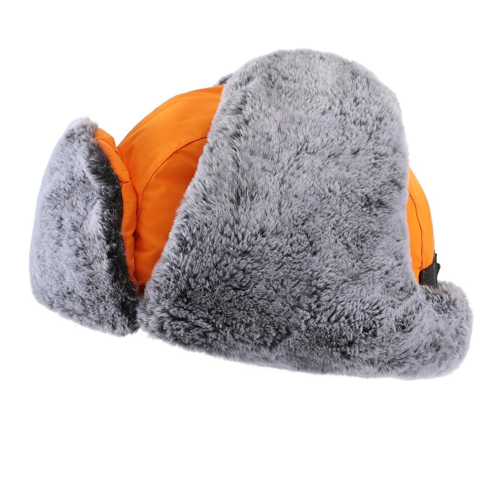 9541 Trapper Hat with Face Mask Faux Fur Trooper Trapper Hat Winter Ushanka - Picture 3 of 9